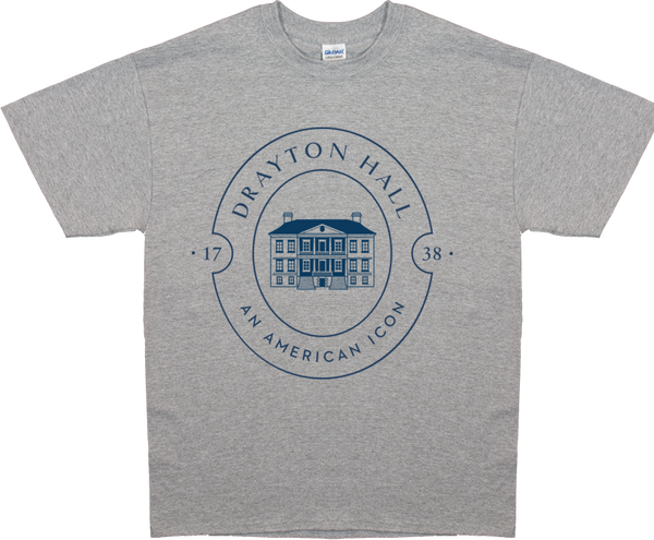 Drayton Hall Adult T-Shirt - Blue Logo