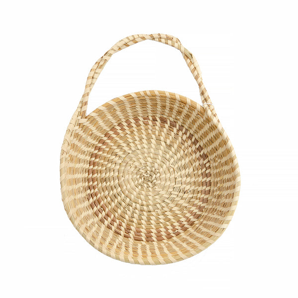 Sweetgrass Bread Basket with Braided Handle