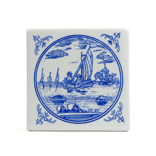 Blue & White Tile Trivet
