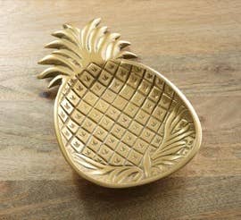 Gold Pineapple Plate