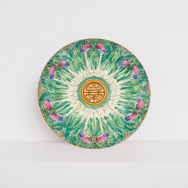 Chinoiserie Bok-Choy Coaster S/8