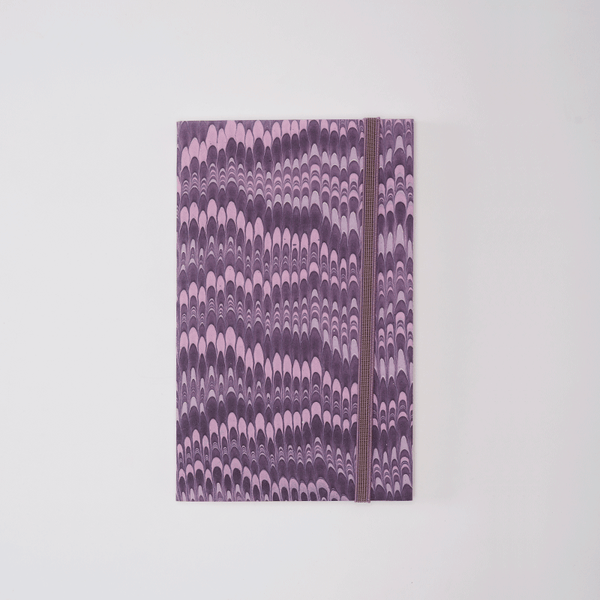 Marbled Travel Journal: Lilac