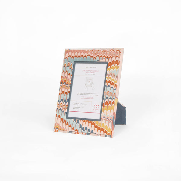 Marbled Picture Frame - Twilight Mountains