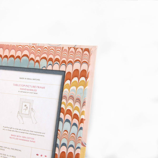 Marbled Picture Frame - Twilight Mountains