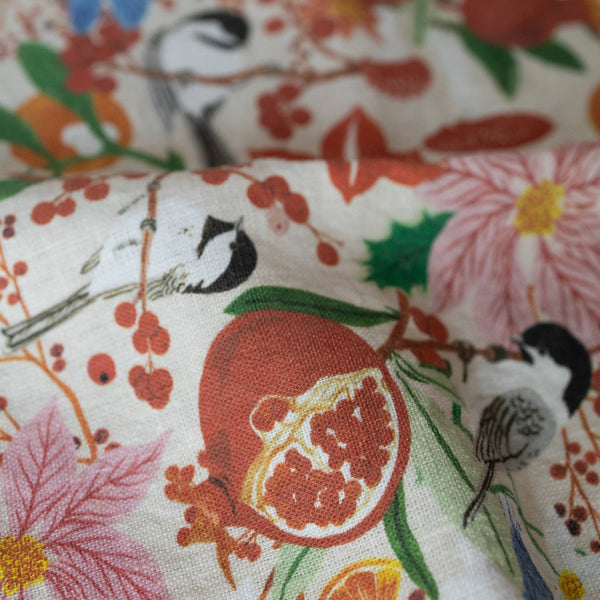 Winter Botanical Tea Towel