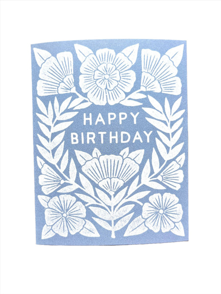 "Happy Birthday," Greeting Card