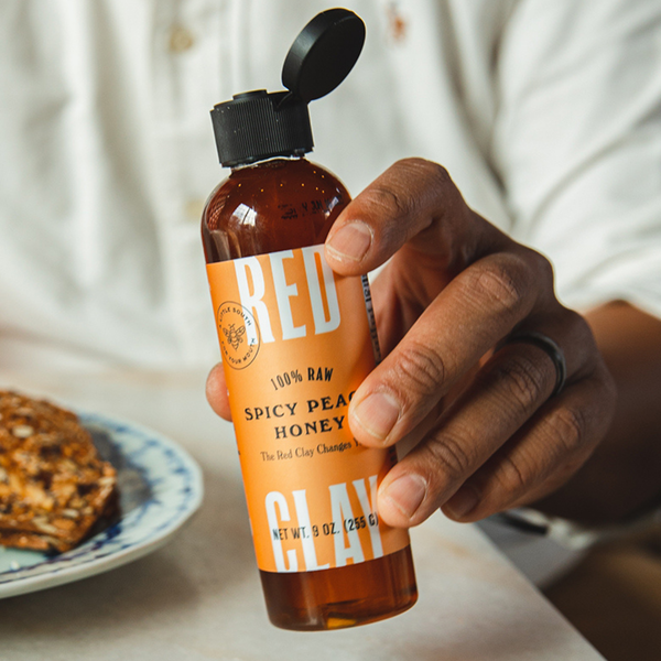 Spicy Peach Hot Honey - Southern Honey, Made in USA
