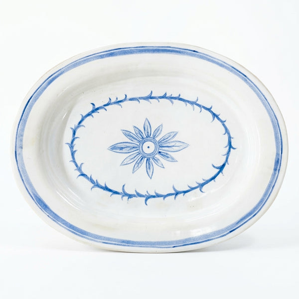 Great Hall Ceiling Oval Platter by Carolina Creamware