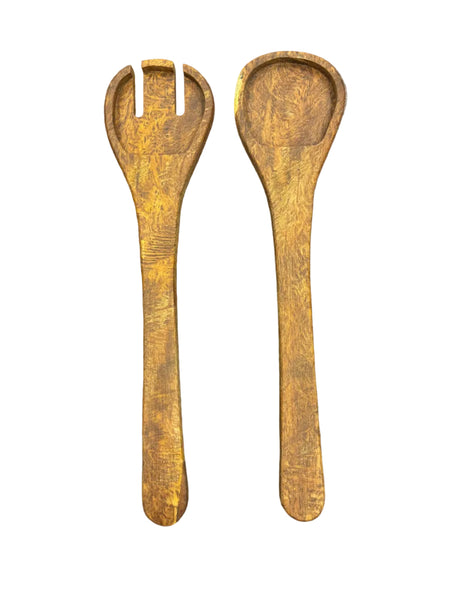 Historic Garden House Oak Salad Servers