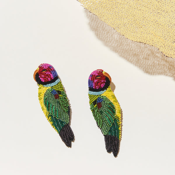 Carolina Parrot Earrings