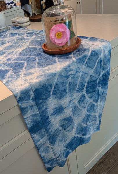 Drayton Hall Indigo Dyed Table Runner