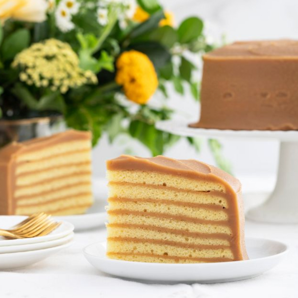 7-Layer Caramel Cake by Caroline's Cakes