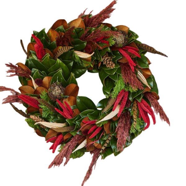 Woodland Wonder Fresh Magnolia Wreath