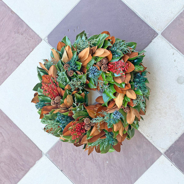 Little Gem & Berries Wreath