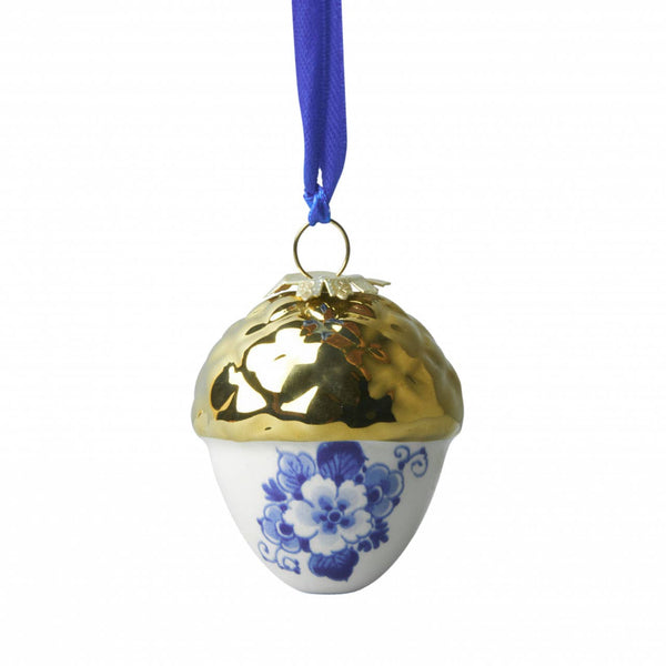Delft Nut with Gold Cap