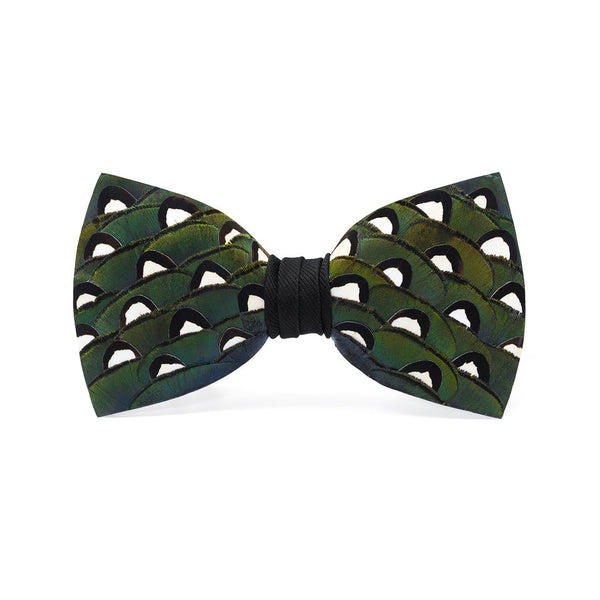 MG x Brackish - Feather Drop Earrings and Bow Ties