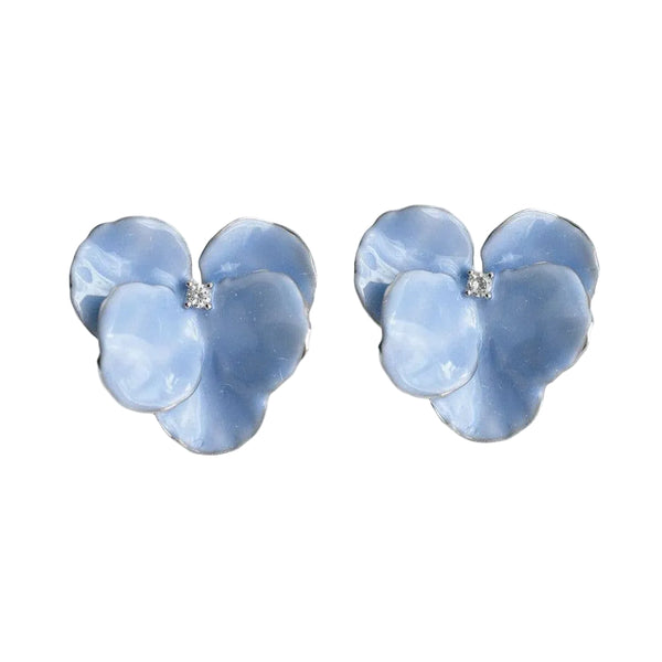 Pansy Drop Earrings