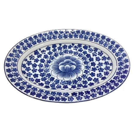Blue & White Coriander Platter