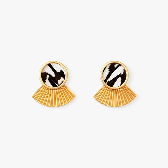 Brackish Feather Earrings: Camperdown