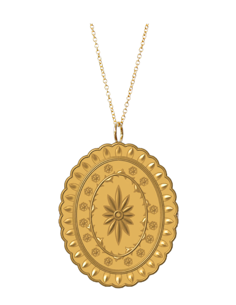 Drayton Hall Exclusive Great Hall Ceiling Necklace x Mary Frances Maker