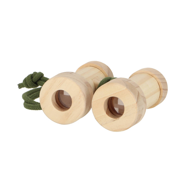 Wooden binoculars