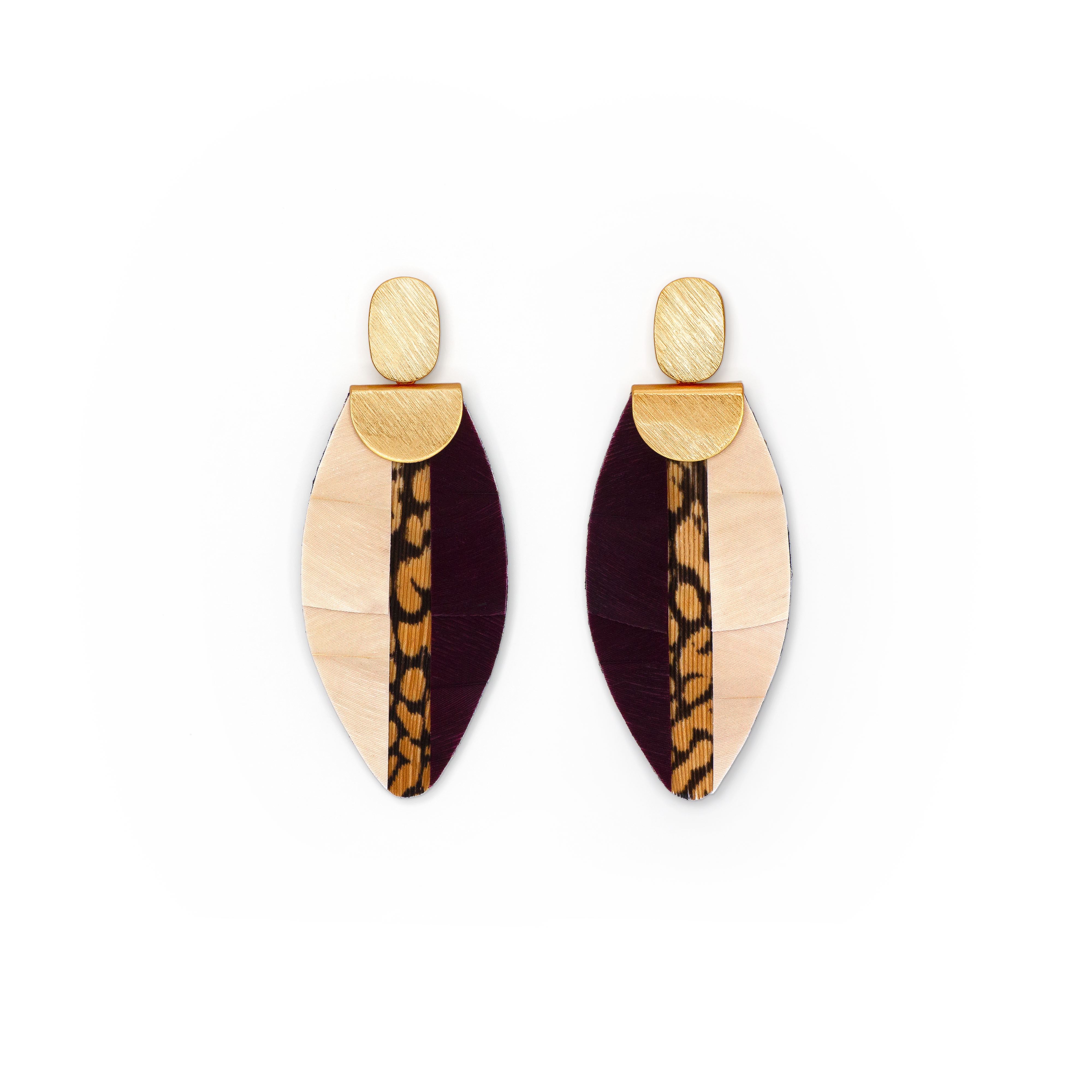 Brackish feather deals earrings