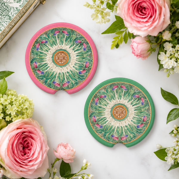 Bok-Choy China Inspired Car Coaster