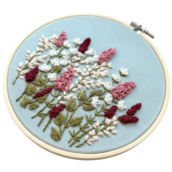 The Winslow in Cranberry | Hand Embroidery Kit