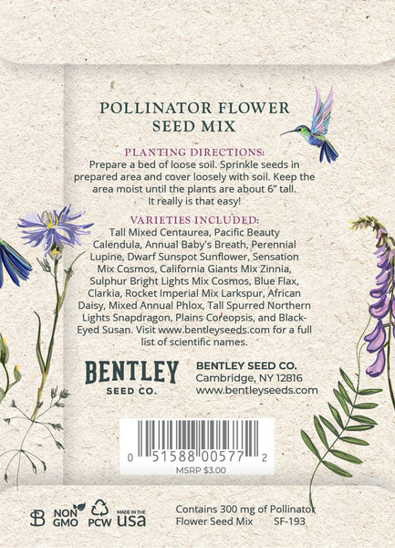 Help Pollinators Kraft Hummingbird Pollinator Mix
