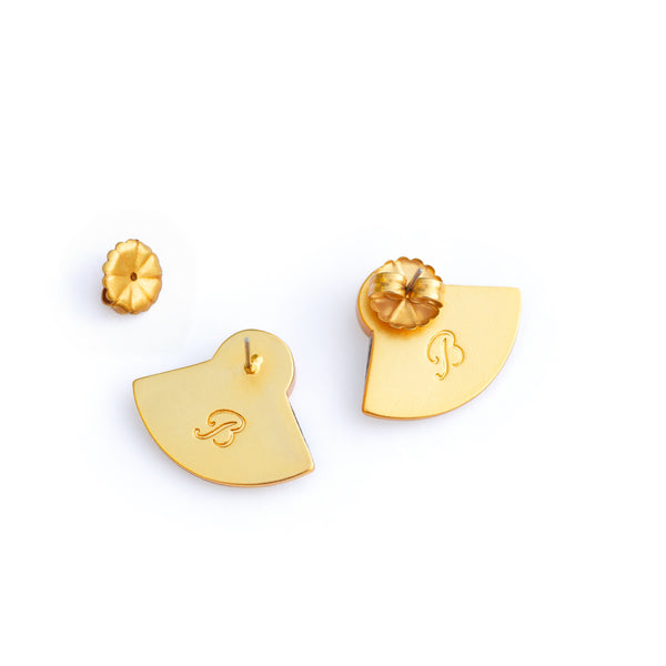Brackish Feather Earrings: Maya