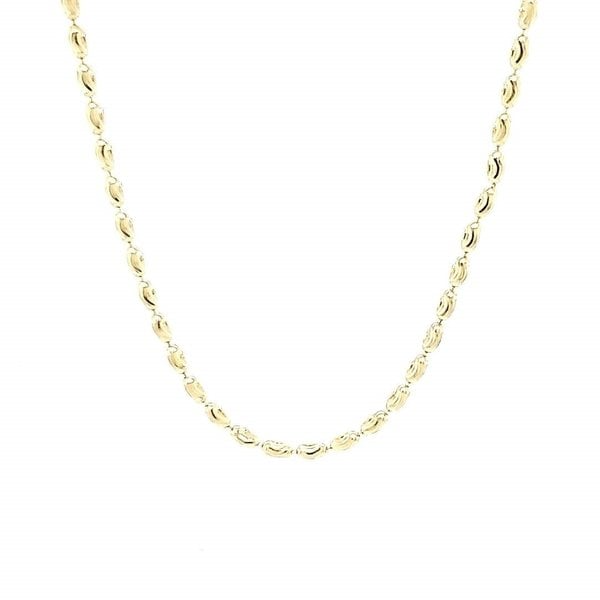 14k Rice Bead Necklace