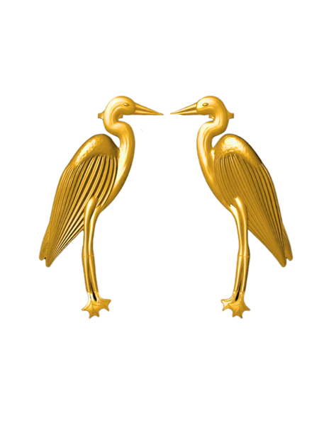 Drayton Hall Exclusive Heron Stud Earrings x Mary Frances Maker