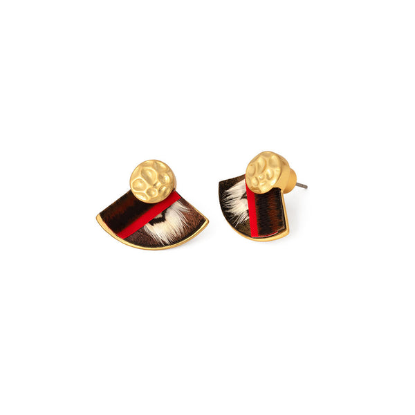 Brackish Feather Earrings: Maya