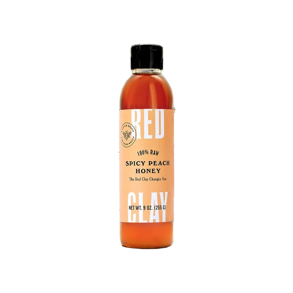 Spicy Peach Hot Honey - Southern Honey, Made in USA