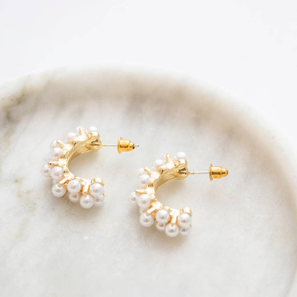 Pearl Cluster Dream Earrings