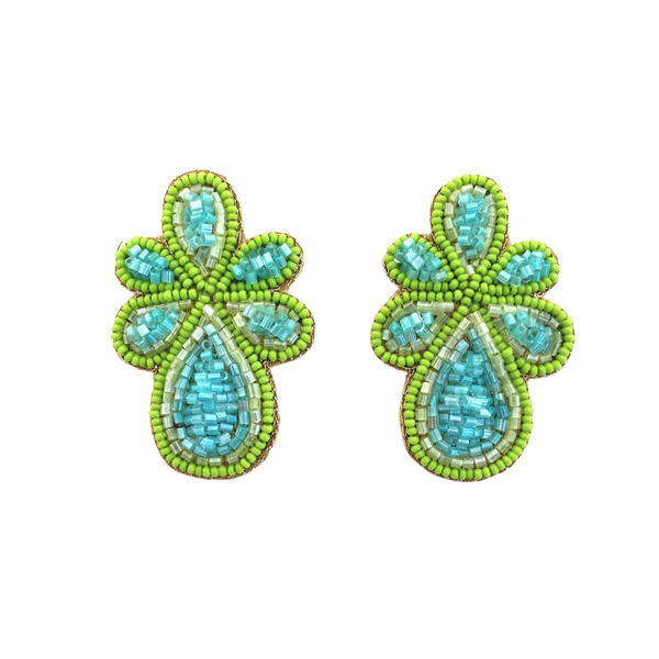 Mercer Earrings in Green
