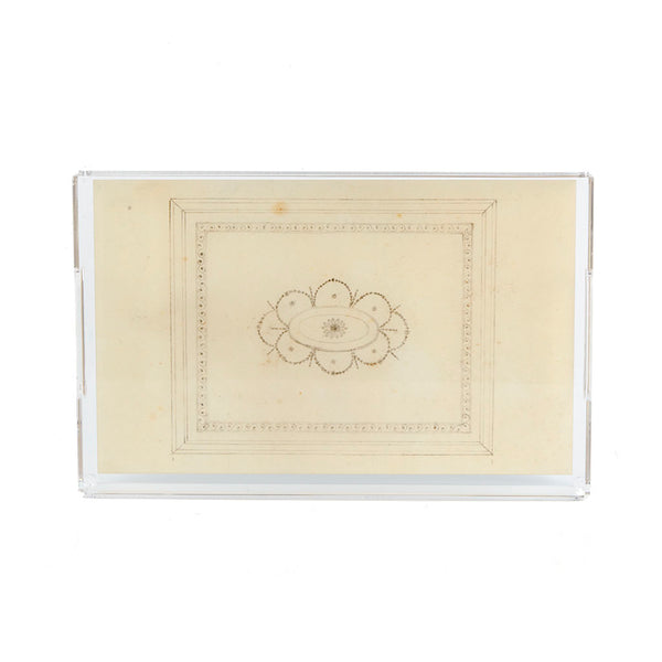 Gibbes Ceiling Sketch Acrylic Tray