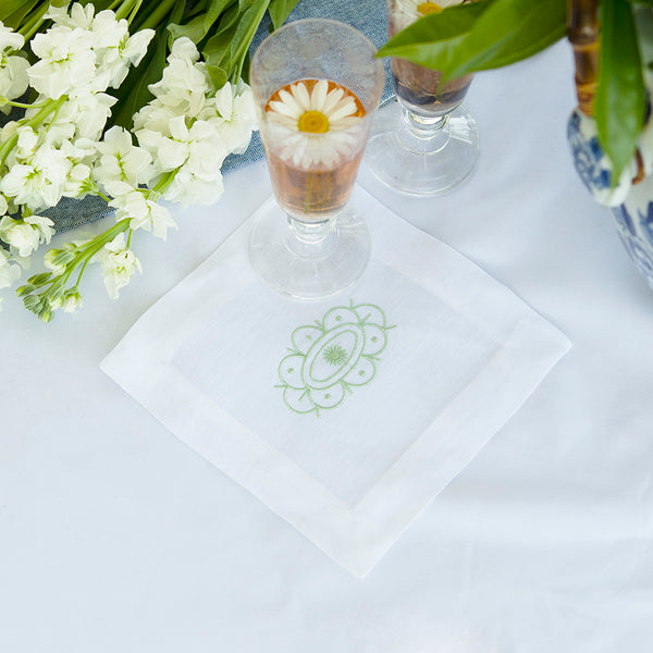 Embroidered Cocktail Napkins