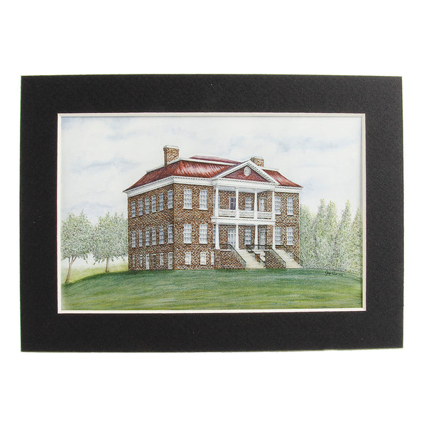 Matted Print of Drayton Hall by George Roberts