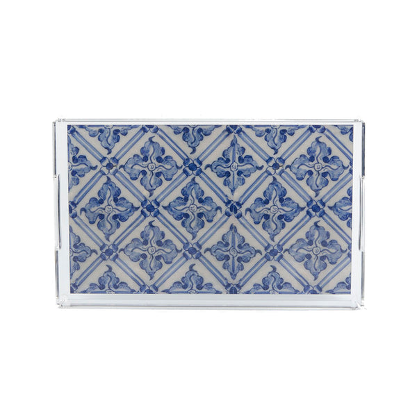 Bloemruitjes Delft Tile Acrylic Tray
