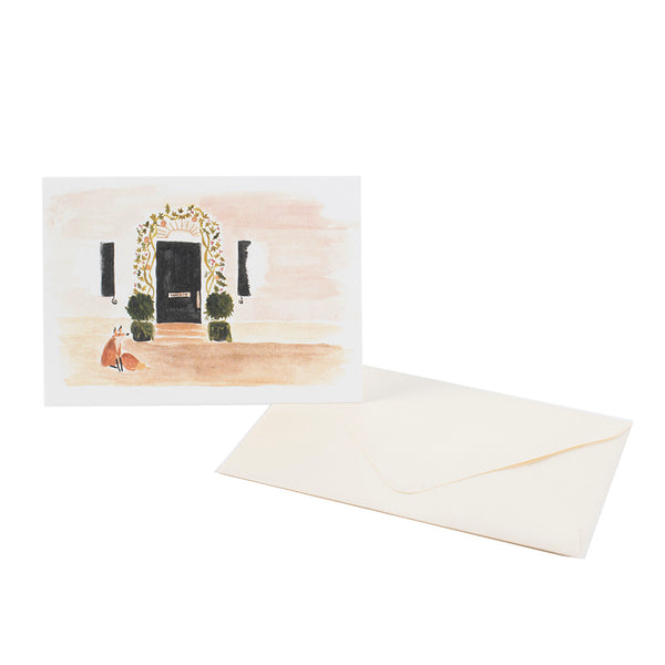 Watercolor Holiday Cards - Front Door Fox