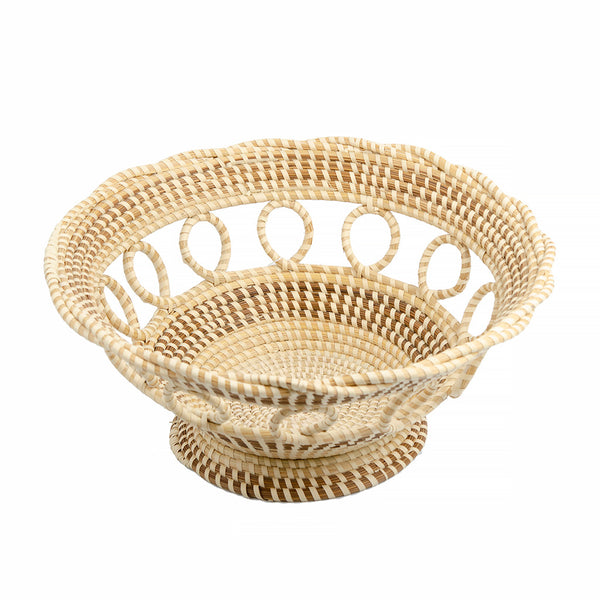 Looped Sweetgrass Basket